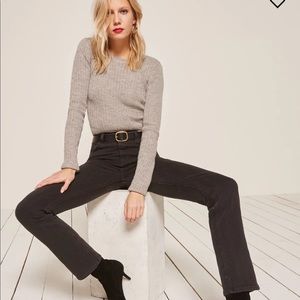 Reformation Liza High Rise Straight Jeans